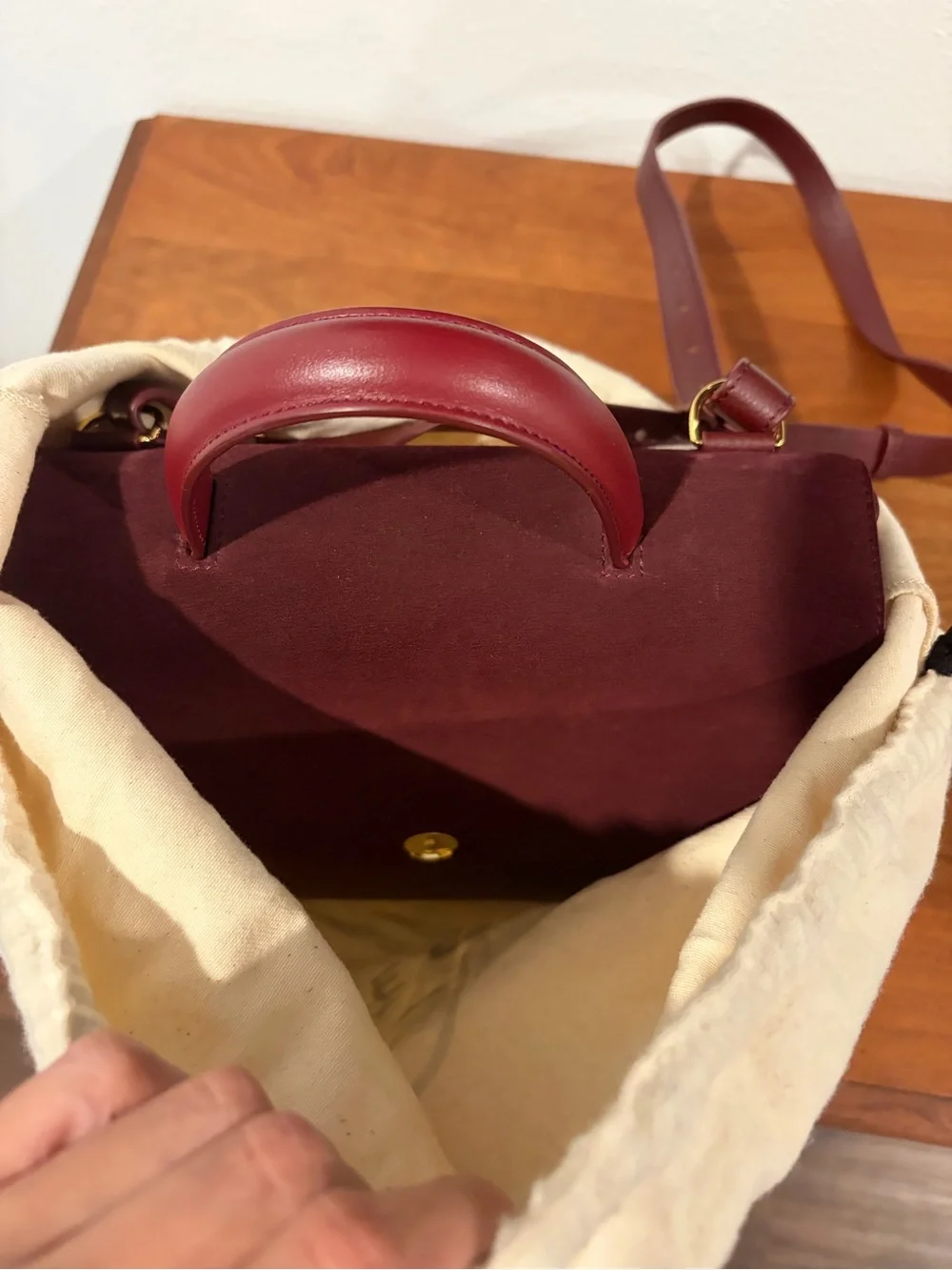 Polene Numero Un in burgundy